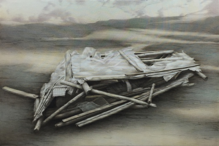 池田光弘 《场‧肖像-罗马尼亚1号》 80x120cm 油彩画布 2015
池田光弘 《场‧肖像-罗马尼亚1号》 80x120cm 油彩画布 2015