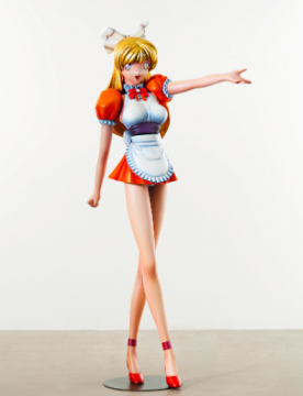 村上隆 《Miss Ko²》 182.9×63.5×82.6cm 玻璃纤维、铁、合成树脂、油彩 1997

成交价：2290万港元，刷新艺术家亚洲拍卖纪录
