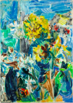 吴大羽 《繁花争艳》 45.5×32.5cm 油画画布 1960年代

成交价：850万港元

&nbsp;

&nbsp;

值得一提的是，常玉的一件《双裸女；盘踞裸女》估价1500万-2500万港元，但最终由于估价过高而无人问津。
