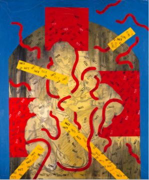王广义 《圣母与子》 119×99.5cm 油画画布 1989

成交价：212.5万港元
