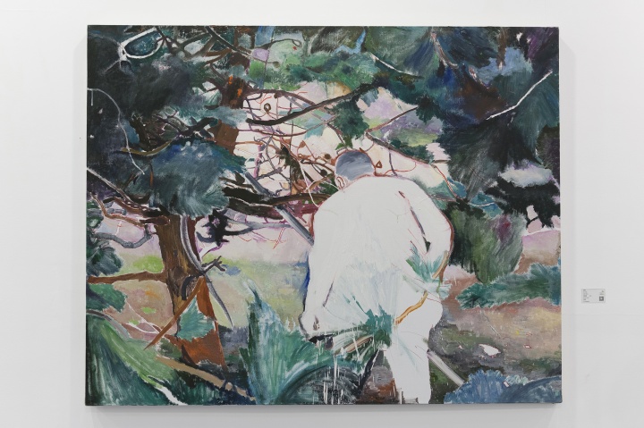 许宏翔《往里走》160×200cm 布面油画 2016
许宏翔《往里走》160×200cm 布面油画 2016