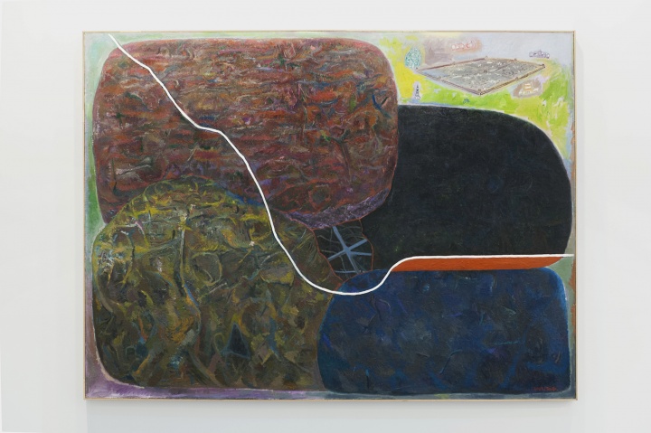 孔千《五亩地》 162×216cm 布面油画 2009
孔千《五亩地》 162×216cm 布面油画 2009