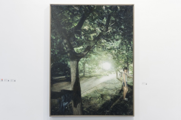 王岱山《公园之七》175×130cm 布面油画 2016
王岱山《公园之七》175×130cm 布面油画 2016