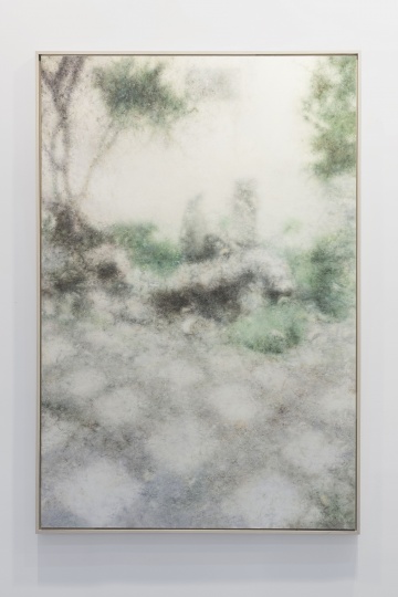 肖芳凯《景物·园林卷:1701》195×130cm 布面油画 2017
肖芳凯《景物·园林卷:1701》195×130cm 布面油画 2017