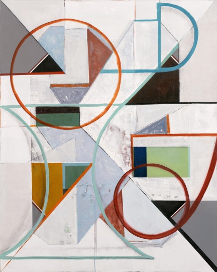《情绪符号No.1》 150x120cm 布面油画 2017
《情绪符号No.1》 150x120cm 布面油画 2017