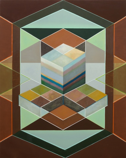 《超维空间中的物体2》 200x160cm 布面油画 2017
《超维空间中的物体2》 200x160cm 布面油画 2017