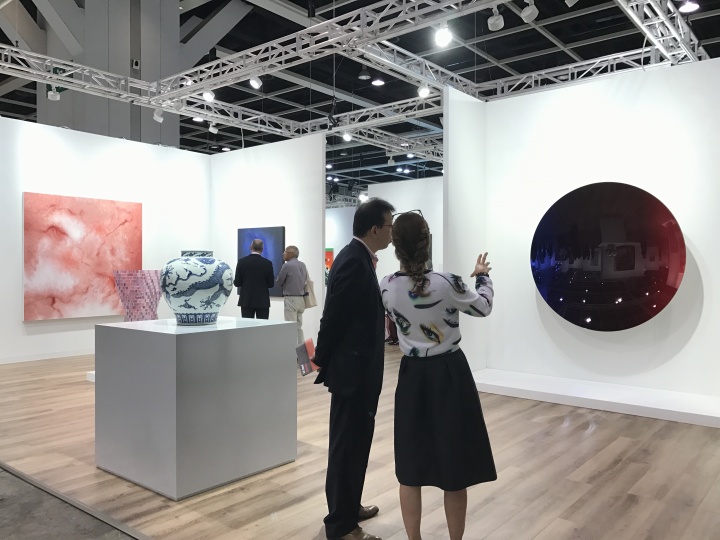 香港巴塞尔博览会里森画廊展位
香港巴塞尔博览会里森画廊展位