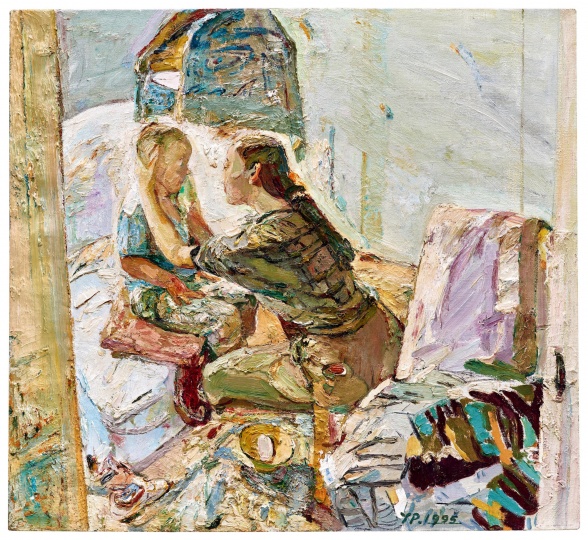 Lot111 阎平《母与子 擦脸》110 x 120cm 油彩画布 1995
估价:HKD 200,000 - 400,000
Lot111 阎平《母与子 擦脸》110 x 120cm 油彩画布 1995
估价:HKD 200,000 - 400,000