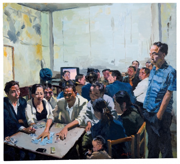 Lot180 刘小东《麻将馆》90 x 100cm 油彩画布 2012
估价:HKD 1,500,000 - 2,500,000
Lot180 刘小东《麻将馆》90 x 100cm 油彩画布 2012
估价:HKD 1,500,000 - 2,500,000