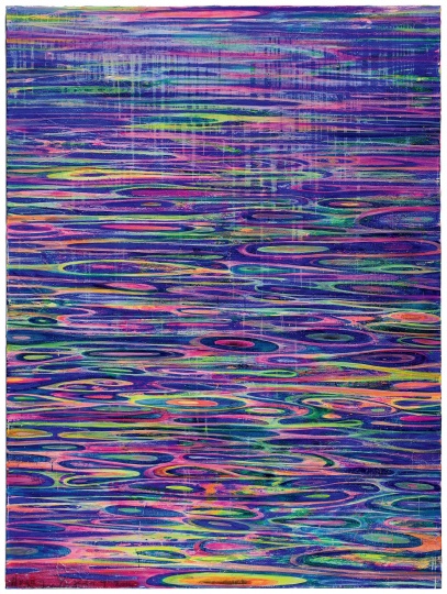 Lot185 黄宇兴 《河流》200×150cm 油彩画布 2014  估价：HKD 350,000 -550,000