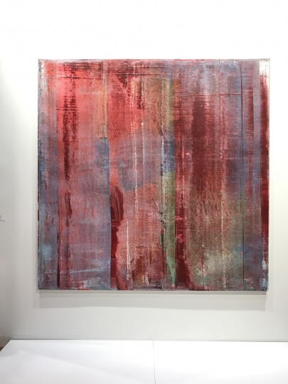 全场唯一一件里希特《Karmin》200×200cm 布面油画 1994
全场唯一一件里希特《Karmin》200×200cm 布面油画 1994