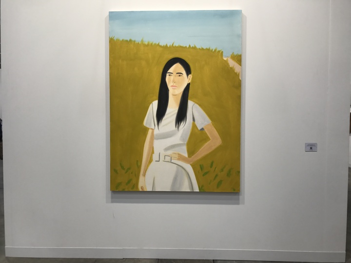 泰勒画廊带来的两张亚历克斯·卡茨（Alex Katz）的人物作品，当日在240万元人民币的价位上已经全部被预定。
