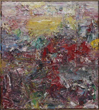 《2014抽象作品w22号》 145x130cm 布上油画 2014
《2014抽象作品w22号》 145x130cm 布上油画 2014