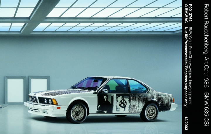 BMW Art Car Robert Rauschenberg
BMW Art Car Robert Rauschenberg