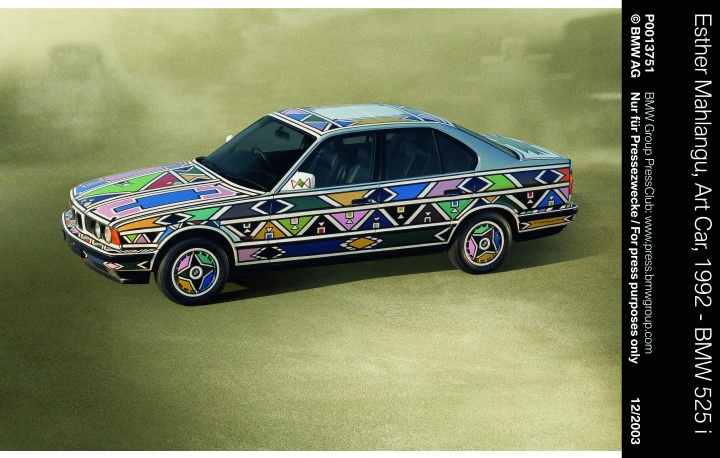 BMW Art Car Esther Mahlangu

