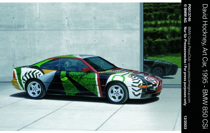 MW Art Car David Hockney
