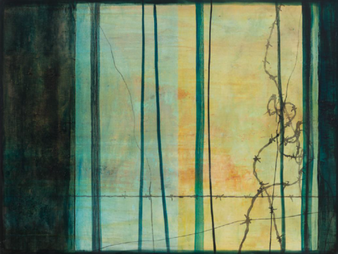 《误入藩篱17》 150×120cm 布面油画 2015
《误入藩篱17》 150×120cm 布面油画 2015