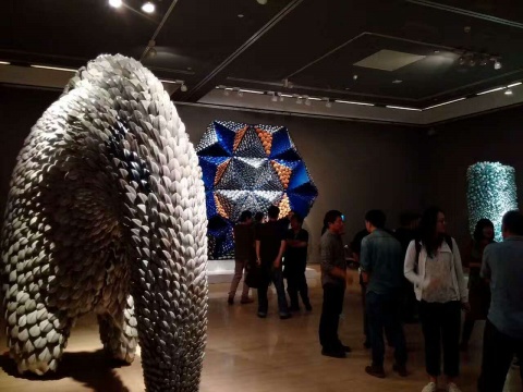 中国美术馆“天象”展览现场
中国美术馆“天象”展览现场