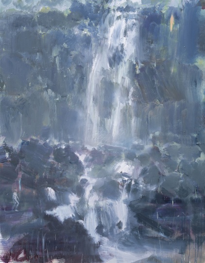韋嘉,《河流》, 2016, 丙烯畫布, 185x145cm
