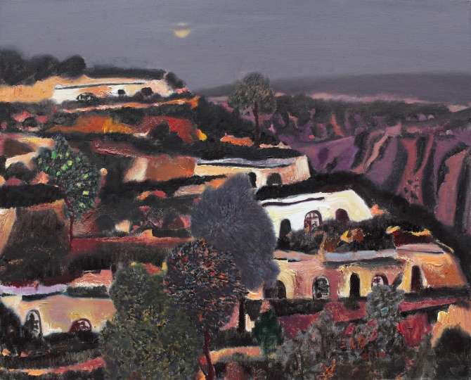 王克举 十月天 布面油画 80x100cm 2014年
王克举 十月天 布面油画 80x100cm 2014年