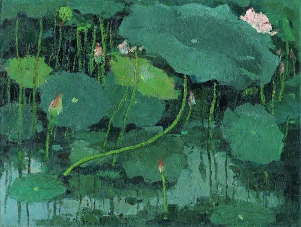 Lot 4551 吴冠中《红莲》 54×73cm 布面油画 1974
估价:1500万-2500万元
Lot 4551 吴冠中《红莲》 54×73cm 布面油画 1974
估价:1500万-2500万元