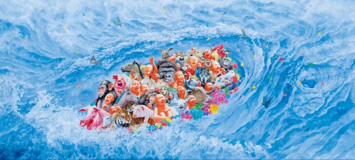 Lot 4570 方力钧《2010-2011》 400×175cm×5 布面油画 2010-2011
估价:1600万-2600万元
Lot 4570 方力钧《2010-2011》 400×175cm×5 布面油画 2010-2011
估价:1600万-2600万元
