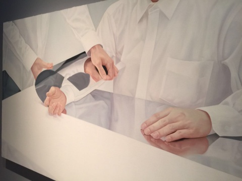 《操持的手腕》（局部） 60×90cm 布面油画 2016
