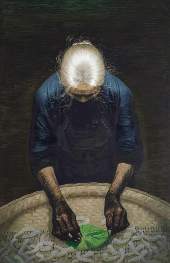 Lot 0159 罗中立《春蚕》 216×140cm 布面 油画 1982
估价RMB 8,000,000-12,000,000 中国嘉德2017春拍
Lot 0159 罗中立《春蚕》 216×140cm 布面 油画 1982
估价RMB 8,000,000-12,000,000 中国嘉德2017春拍
