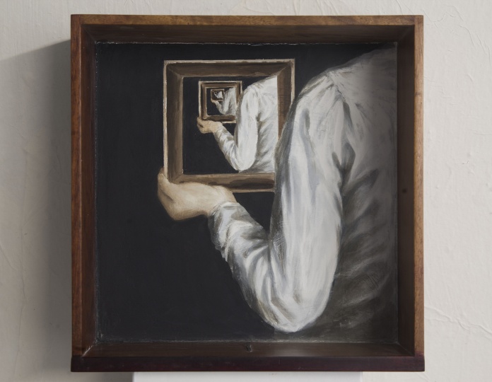 徐弘 《抽屉之六》 28×28cm 综合材料 2016
徐弘 《抽屉之六》 28×28cm 综合材料 2016