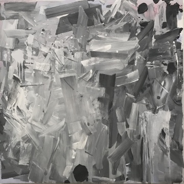 冯良鸿 《16-3-8》160x160cm 布面油画 2017
