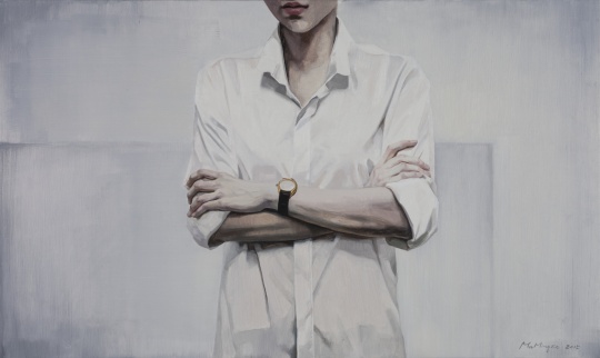 《不看手表的人》 60×100cm 布面油画 2015
