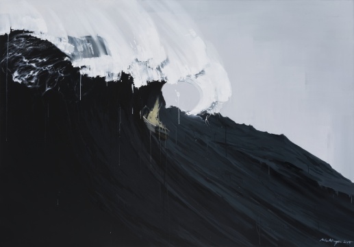 《安静的诗No.2》 190×270cm 布面油画 2015
《安静的诗No.2》 190×270cm 布面油画 2015