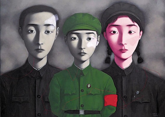 张晓刚 《血缘:大家庭3号》 179×229cm 布面油画 1995
以7441.8万元成交于2014香港蘇富比春拍,系个人拍卖纪录
张晓刚 《血缘:大家庭3号》 179×229cm 布面油画 1995
以7441.8万元成交于2014香港蘇富比春拍,系个人拍卖纪录