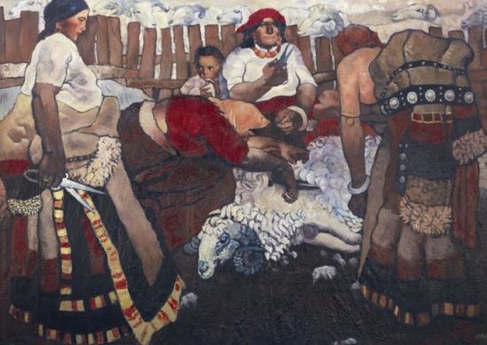 周春芽 《剪羊毛》 170×236cmcm 布面油画 1981
以3047.5万元成交于2011中国嘉德秋拍,系艺术家个人纪录拍品
周春芽 《剪羊毛》 170×236cmcm 布面油画 1981
以3047.5万元成交于2011中国嘉德秋拍,系艺术家个人纪录拍品