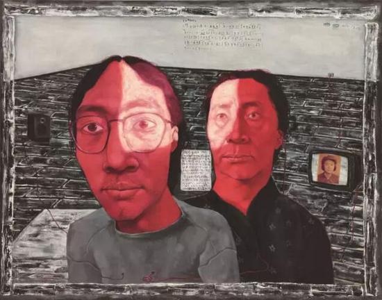 张晓刚 《血缘:母与子1号》 115×146cm 布面油画 1993
2017香港蘇富比春拍中在250万-350万港元的估价上流拍
张晓刚 《血缘:母与子1号》 115×146cm 布面油画 1993
2017香港蘇富比春拍中在250万-350万港元的估价上流拍