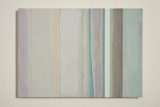 远（纸板系列之二十一） 2017 纸板上坦培拉、水彩、中国画颜料27×38cm
