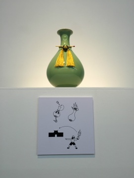 《摆件1》 15x15x32cm 综合材料 2017
《摆件1》 15x15x32cm 综合材料 2017
