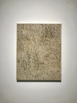 《隐山集-六月十九》 100x80cm 布面综合材料 2017
《隐山集-六月十九》 100x80cm 布面综合材料 2017