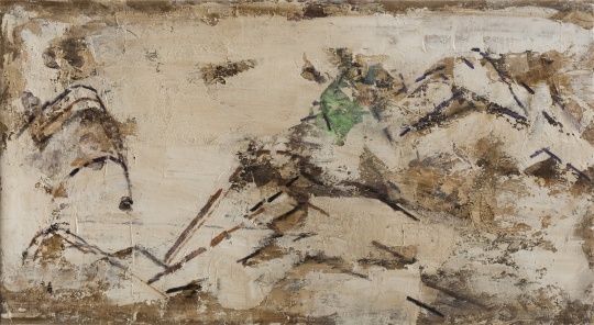 《显山集 03781702》 100x180cm 布面综合材料 2017
《显山集 03781702》 100x180cm 布面综合材料 2017