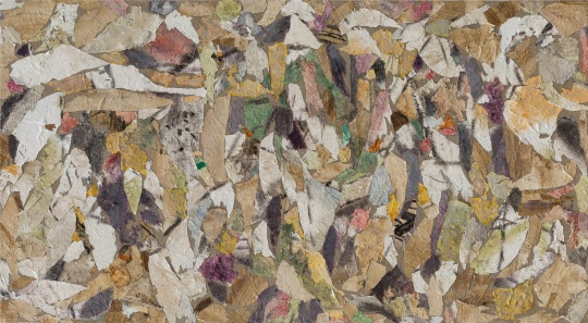 《显山集 03781708》 100x180cm 布面综合材料 2017
《显山集 03781708》 100x180cm 布面综合材料 2017