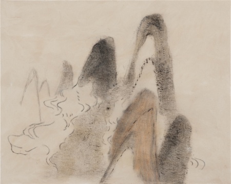 《隐山集-四月初十》 80x100cm 布面综合材料 2017
《隐山集-四月初十》 80x100cm 布面综合材料 2017
