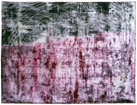 《悲怆棚户区3》 159x210cm 布面油画 201
