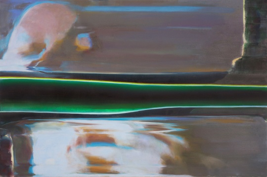 陶显 《镜像虚构 #1》 101.6 x 152.4cm 布面油画  2016