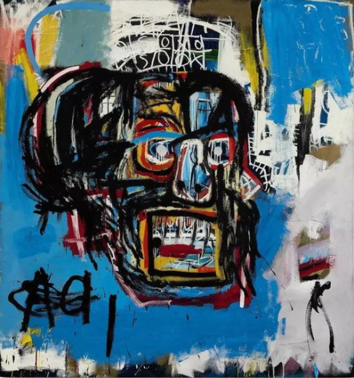 巴斯奎特 《无题》 183.2×173cm 亚克力彩、喷漆、油彩棒画布 1982
成交价:1.1亿美元(约合7.618亿元人民币),由日本藏家前泽友作收藏 2017纽约苏富比春拍
巴斯奎特 《无题》 183.2×173cm 亚克力彩、喷漆、油彩棒画布 1982
成交价:1.1亿美元(约合7.618亿元人民币),由日本藏家前泽友作收藏 2017纽约苏富比春拍