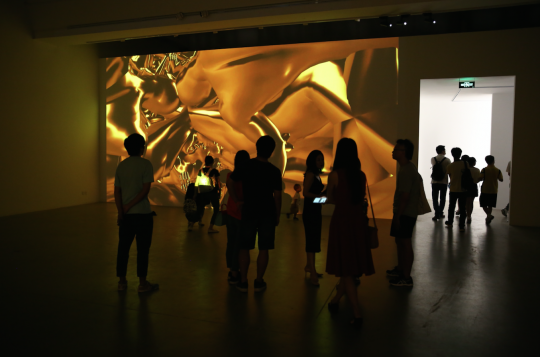 “何盛源:黄金算法”展览现场
“何盛源:黄金算法”展览现场