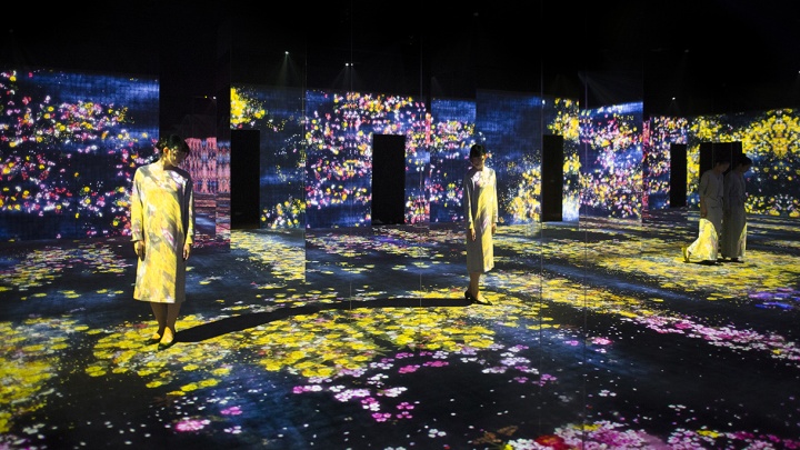 佩斯北京“teamlab:花舞与未来森林”展览现场
佩斯北京“teamlab:花舞与未来森林”展览现场