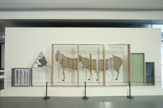 展览现场的马灵丽作品
展览现场的马灵丽作品