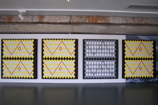 展览现场的赵要作品
展览现场的赵要作品