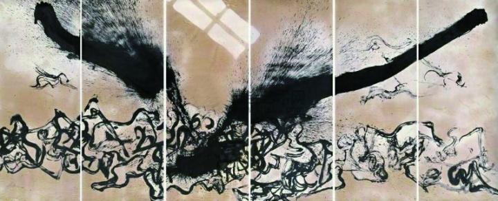 秦风《欲望风景》400×160cm×6 设色纸本
成交:347.2万元 北京保利2008春拍
秦风《欲望风景》400×160cm×6 设色纸本
成交:347.2万元 北京保利2008春拍