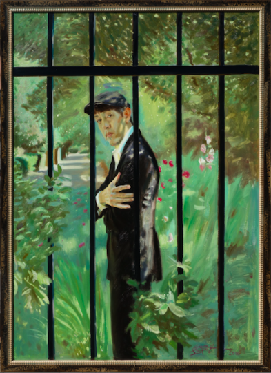 《我的花园》 171×117cm 布面油画 2016  劳伦斯·何浦林收藏
